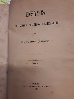 Coberta de Ensayos religiosos, políticos y literarios (Tom II)