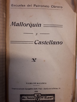 Coberta de Mallorquín y Castellano
