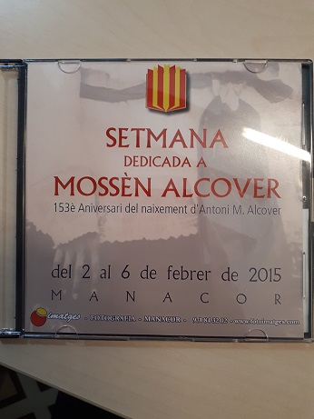 Coberta de Setmana dedicada a Mossèn Alcover del 2 al 6 de febrer d5 2015 Manacor