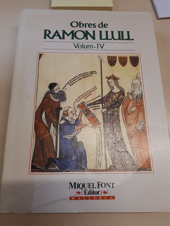 Coberta de Obres de Ramon Llull Volum -IV