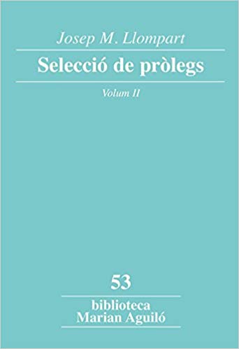 Coberta de Selecció de pròlegs  Volum II