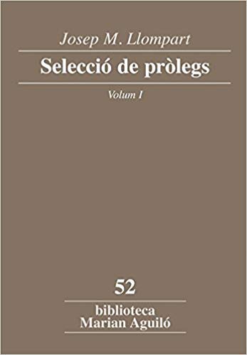 Coberta de Selecció de pròlegs  Volum I