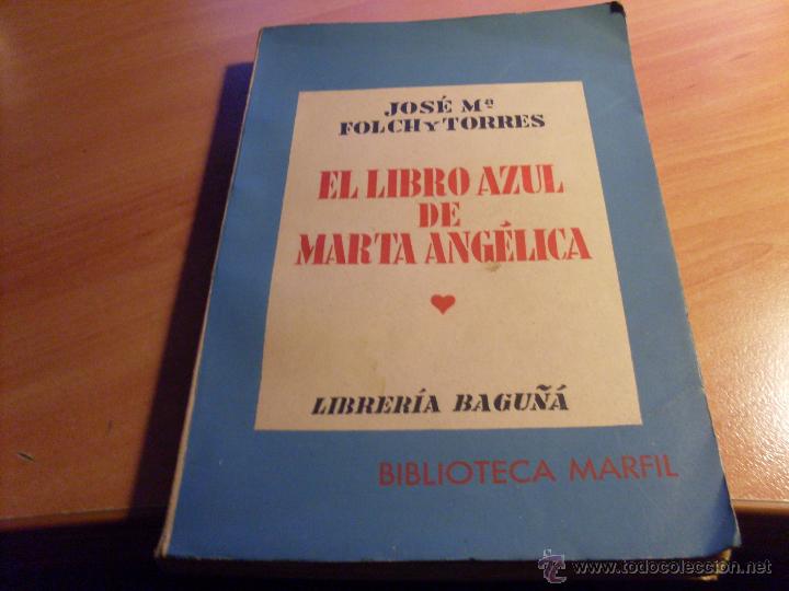 Coberta de El libro azul de Marta Angélica