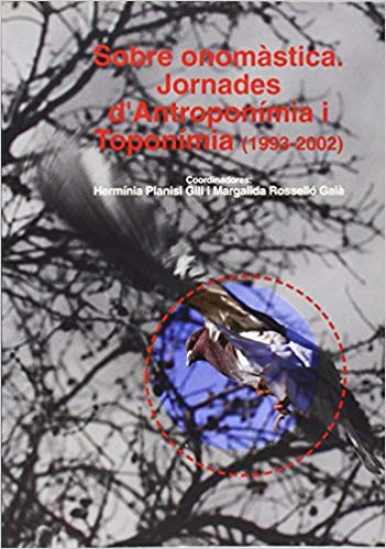 Coberta de Sobre onomàstica. Jornades d'Antroponímia i Toponímia (1993-2002)
