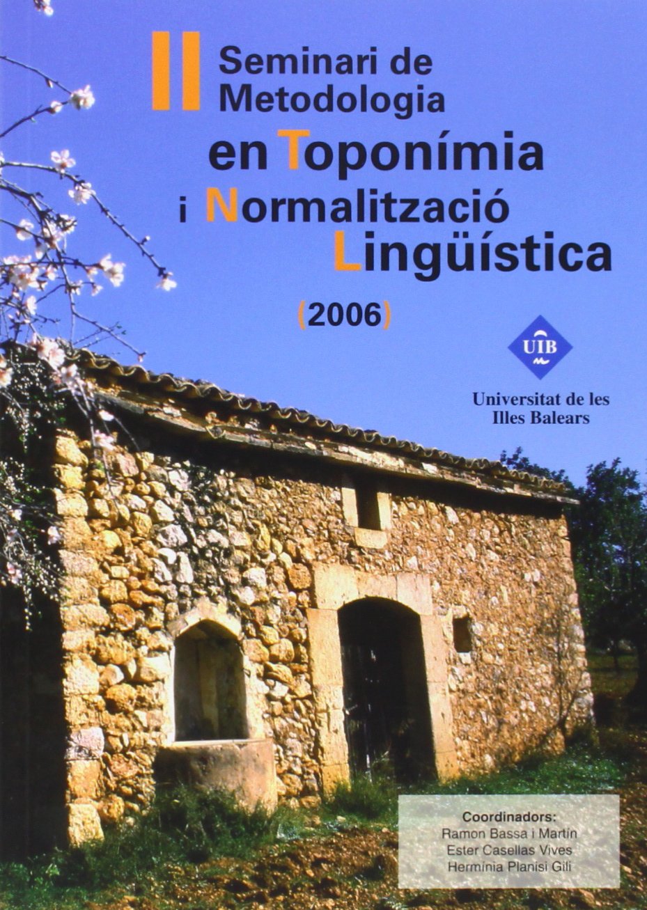 Coberta de II Seminari de Metodologia en Toponímia i Normalització Lingüística (2006)