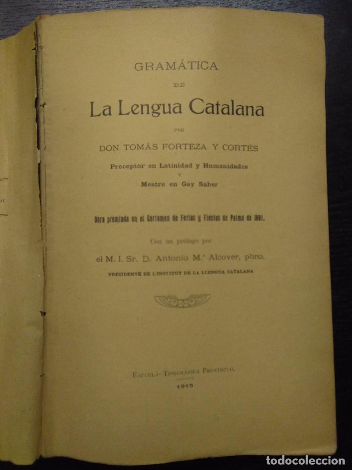 Coberta de Gramática de La Lengua Catalana 