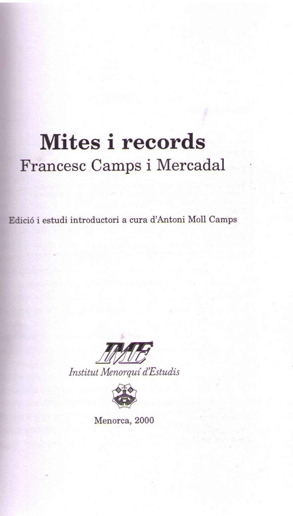 Coberta de Mites i Records