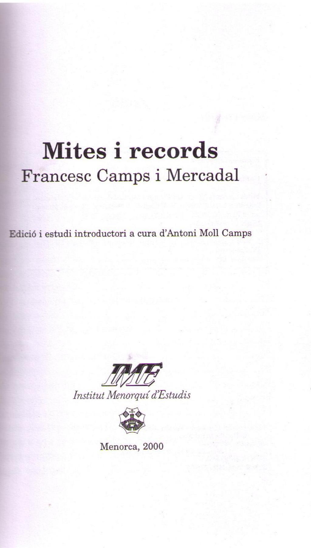 Coberta de Mites i Records