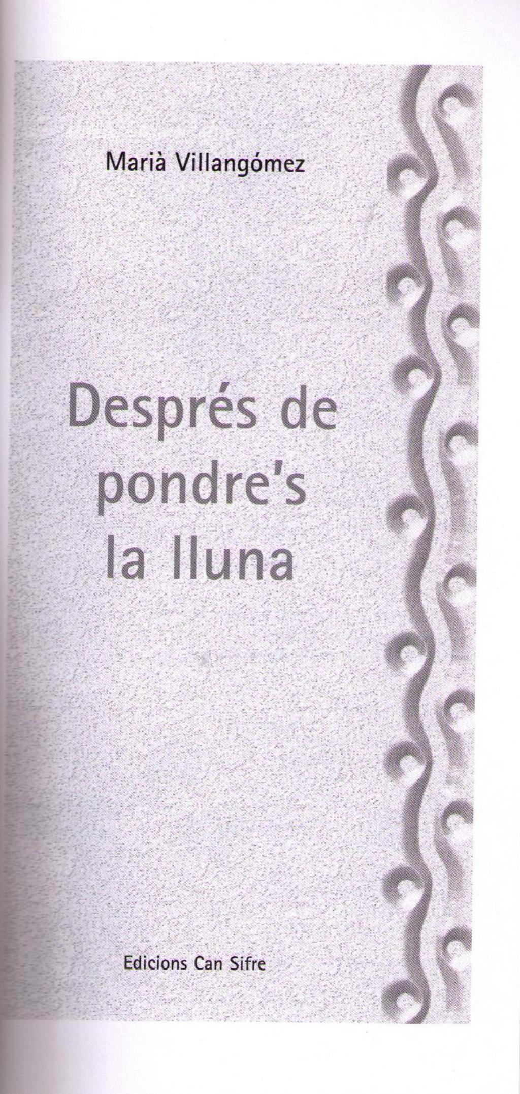 Coberta de Després de pondre´s la lluna