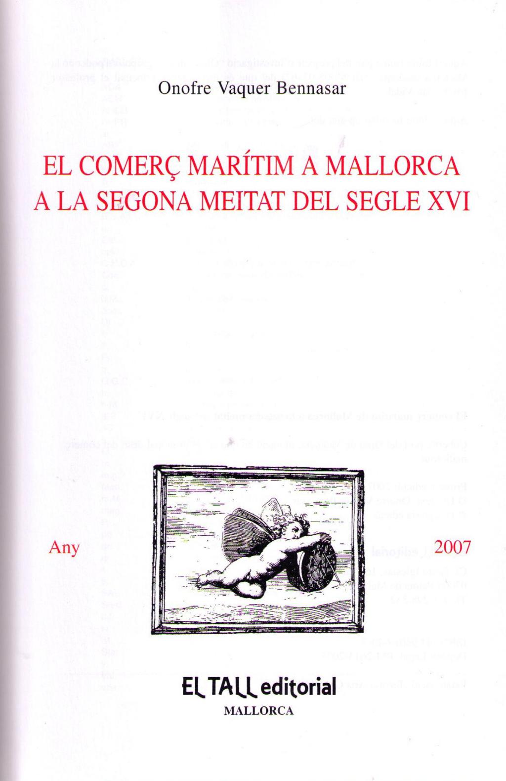 Coberta de El comerç marítim de Mallorca a la segona meitat del segle XVI