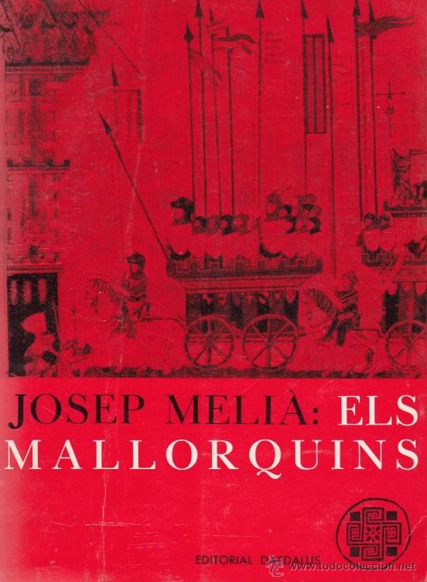 Coberta de Josep Melià: el mallorquins