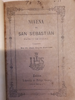 Coberta de Novena de San Sebastian