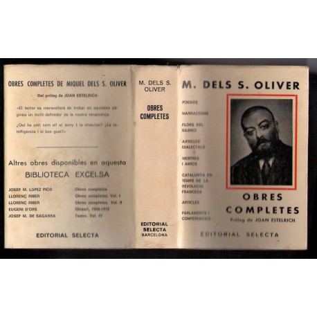 Coberta de Obres completes de M. dels S. Oliver