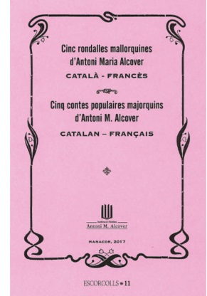 Coberta de Cinc rondalles mallorquines d'Antoni Maria Alcover català - francès