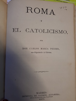 Coberta de Roma y el catolicismo