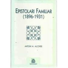 Coberta de Epistolari familiar (1896-1931)  Antoni Maria Alcover
